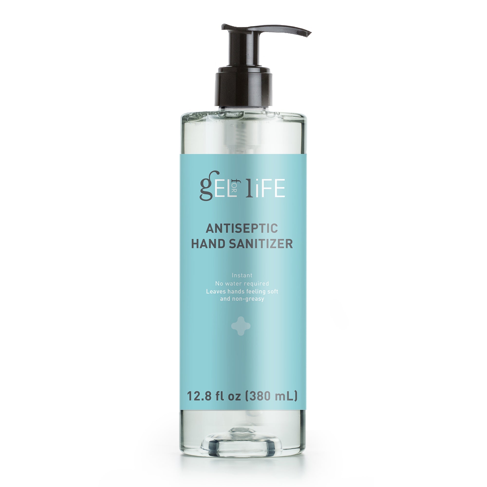 Gel For Life - Antiseptic Hand Sanitizer - FDA Approved (12.84 Fluid Ounce)